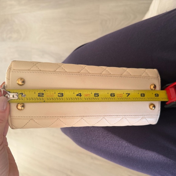 Chanel Small Lizard Trimmed Coco Handle Bag - Picture 10 of 10